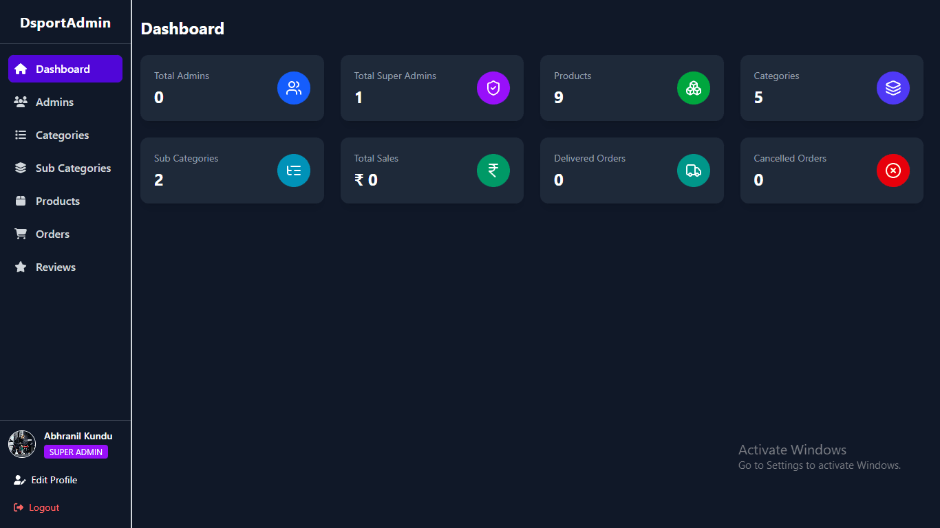 E-commerce App preview